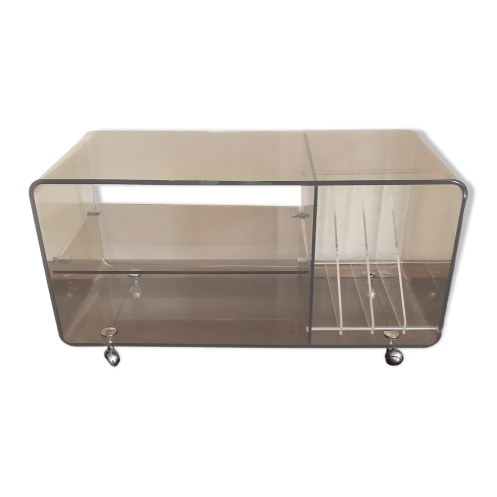 Meuble vinyles designer Michel Dumas pour Roche Bobois