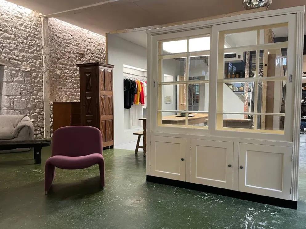 Meuble Vitrine d’atelier 1950