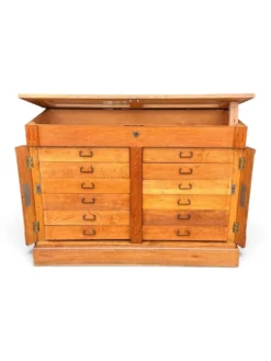 Meuble vitrine de commerce 1900