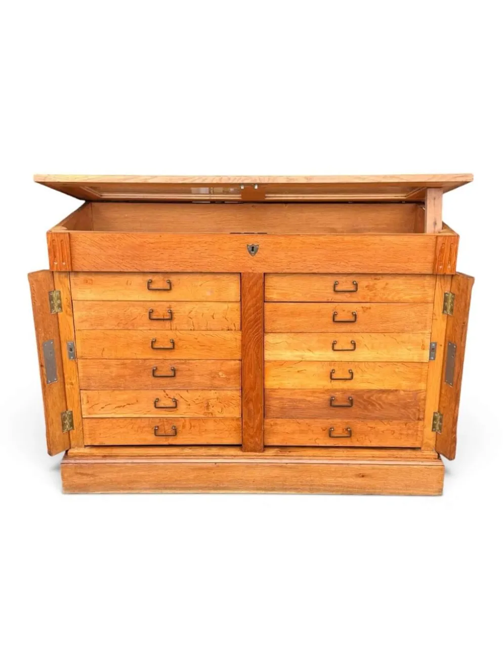 Meuble vitrine de commerce 1900