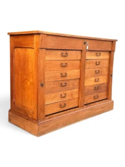 Meuble vitrine de commerce 1900