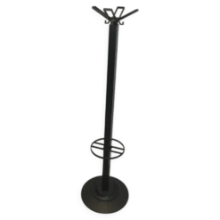 Michele De Lucchi & Tadao Takaichi pour Kartell. Porte-manteau en plastique noir 