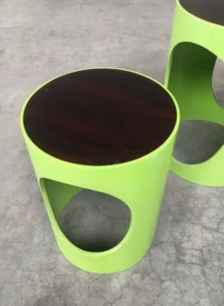 Midc-Cntury Modern Space Age Design Nesting Table Set by Opal, Germany, 1960s, Set of 3