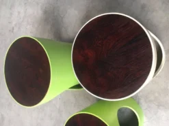 Midc-Cntury Modern Space Age Design Nesting Table Set by Opal, Germany, 1960s, Set of 3