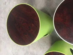 Midc-Cntury Modern Space Age Design Nesting Table Set by Opal, Germany, 1960s, Set of 3