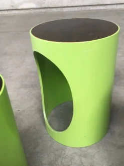 Midc-Cntury Modern Space Age Design Nesting Table Set by Opal, Germany, 1960s, Set of 3