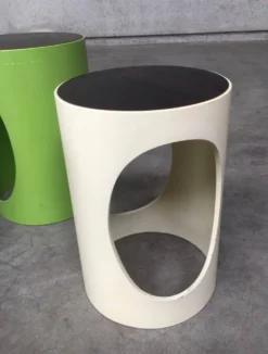 Midc-Cntury Modern Space Age Design Nesting Table Set by Opal, Germany, 1960s, Set of 3