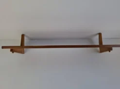 Midcentury Czechoslovak Wooden Wall Shelf, 1960s