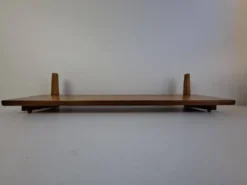Midcentury Czechoslovak Wooden Wall Shelf, 1960s