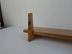 Midcentury Czechoslovak Wooden Wall Shelf, 1960s