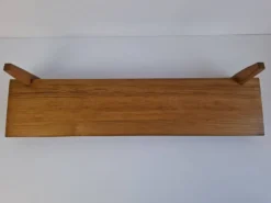 Midcentury Czechoslovak Wooden Wall Shelf, 1960s