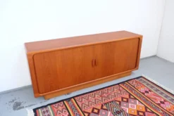 Mid Century Dyrlund Buffet Teck Années 60 Années 70 Rétro Vintage