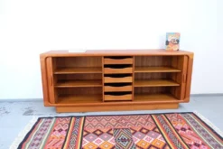 Mid Century Dyrlund Buffet Teck Années 60 Années 70 Rétro Vintage