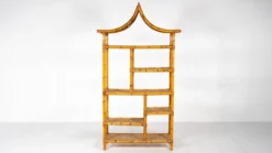 Mid-Century Modern Bamboo Shelve, Italy, 1970s