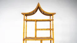 Mid-Century Modern Bamboo Shelve, Italy, 1970s