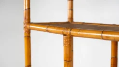 Mid-Century Modern Bamboo Shelve, Italy, 1970s
