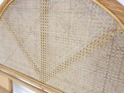 Mid-century rattan head board, 1970's