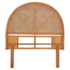 Mid-century rattan head board, 1970's
