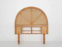Mid-century rattan head board, 1970's
