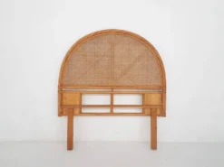 Mid-century rattan head board, 1970's