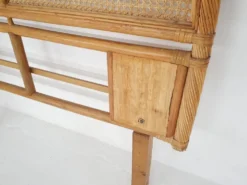 Mid-century rattan head board, 1970's