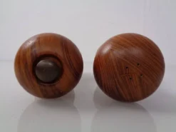 Mid-Century Teak Salt Shaker and Pepper Mill by Zassenhaus, 1960s, Set of 2
