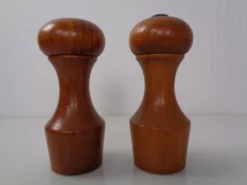 Mid-Century Teak Salt Shaker and Pepper Mill by Zassenhaus, 1960s, Set of 2