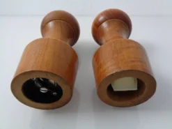 Mid-Century Teak Salt Shaker and Pepper Mill by Zassenhaus, 1960s, Set of 2