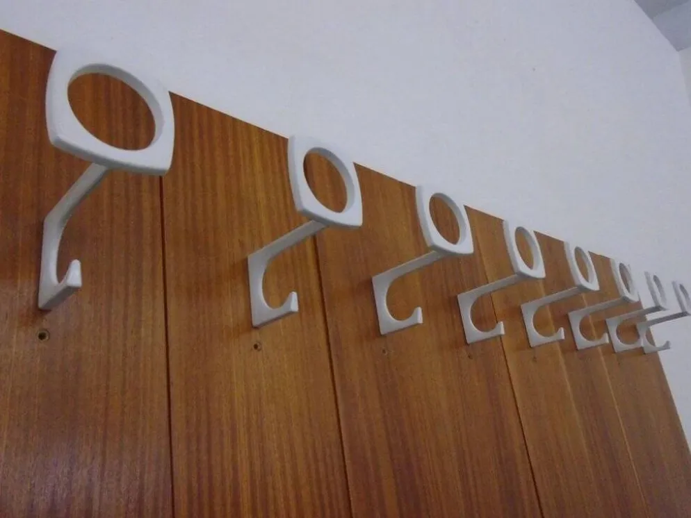 Mid-Century Walnut Wall Unit, 1960s, Set of 8