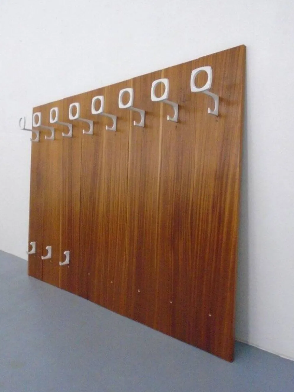 Mid-Century Walnut Wall Unit, 1960s, Set of 8