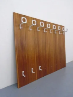Mid-Century Walnut Wall Unit, 1960s, Set of 8