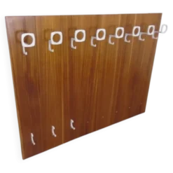 Mid-Century Walnut Wall Unit, 1960s, Set of 8