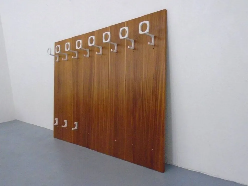 Mid-Century Walnut Wall Unit, 1960s, Set of 8