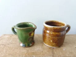 Miniatures en céramique, pot et pichet