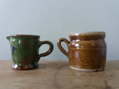 Miniatures en céramique, pot et pichet