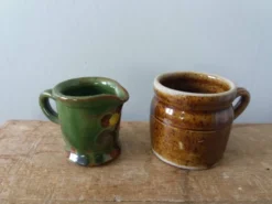Miniatures en céramique, pot et pichet