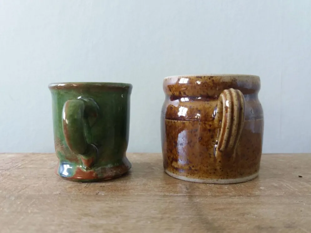 Miniatures en céramique, pot et pichet
