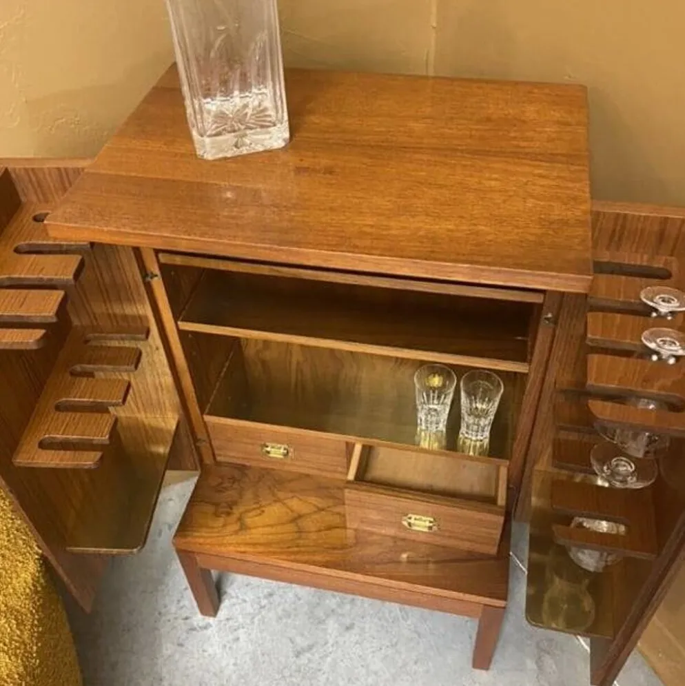 Mini bar, ancien meuble à pipes vintage