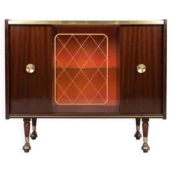 Mini bar sur roulettes année 70