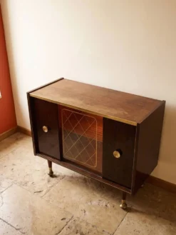Mini bar sur roulettes année 70