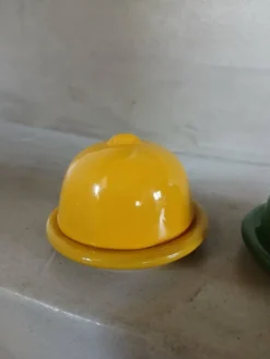 2 mini beurriers en céramique