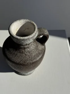 Mini carafe en grès gris H13 D9