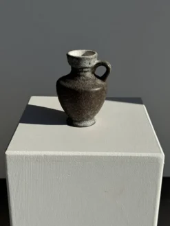Mini carafe en grès gris H13 D9