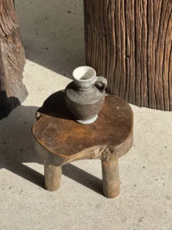 Mini carafe en grès gris H13 D9