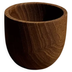Mini tasse, coupelle ou coquetier en teck H5 D5
