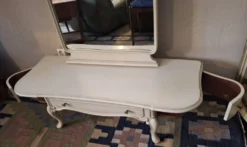 Miroir debout vintage boho pour hall ou dressing, 1970-80