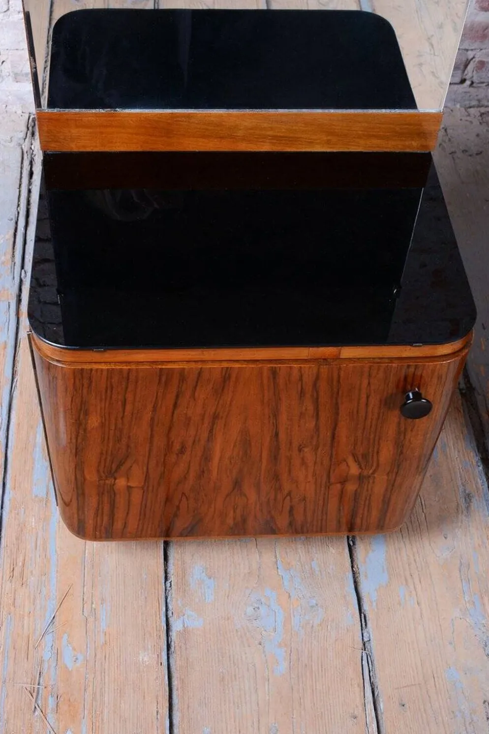 Miroir de dressing Art Déco par J. Halabala pour Up Zavody, République tchèque, années 1940, ensemble de 2