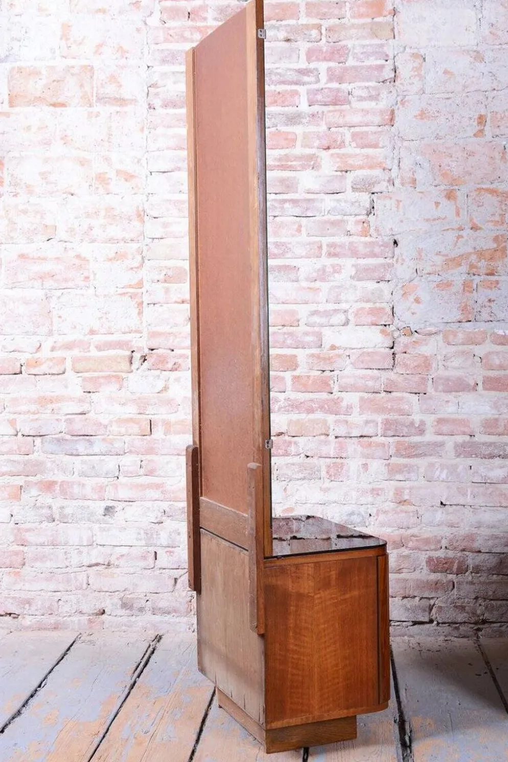 Miroir de dressing Art Déco par J. Halabala pour Up Zavody, République tchèque, années 1940, ensemble de 2