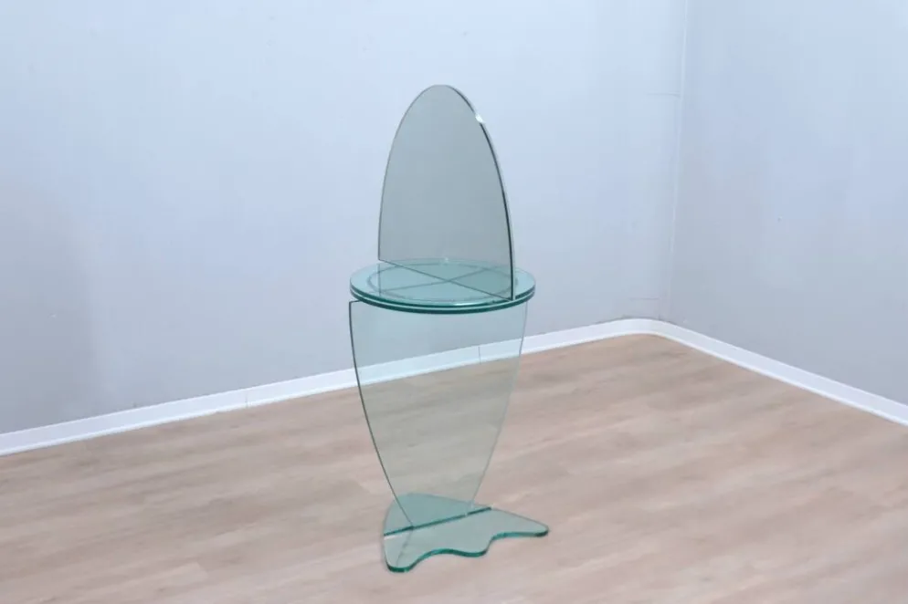 Miroir de maquillage sur pied pivotant vintage des années 1990