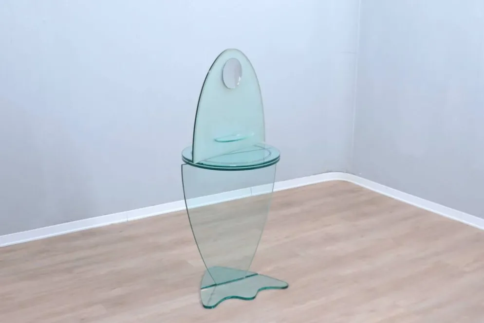 Miroir de maquillage sur pied pivotant vintage des années 1990
